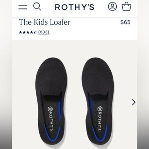 New Rothy’s Kids Loafers Size 3
